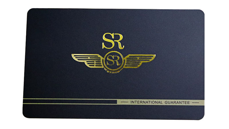 Custom Membership Cards With Gold Foil 