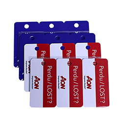 PVC 3 Keytags In 1 PVC Cards Printing 