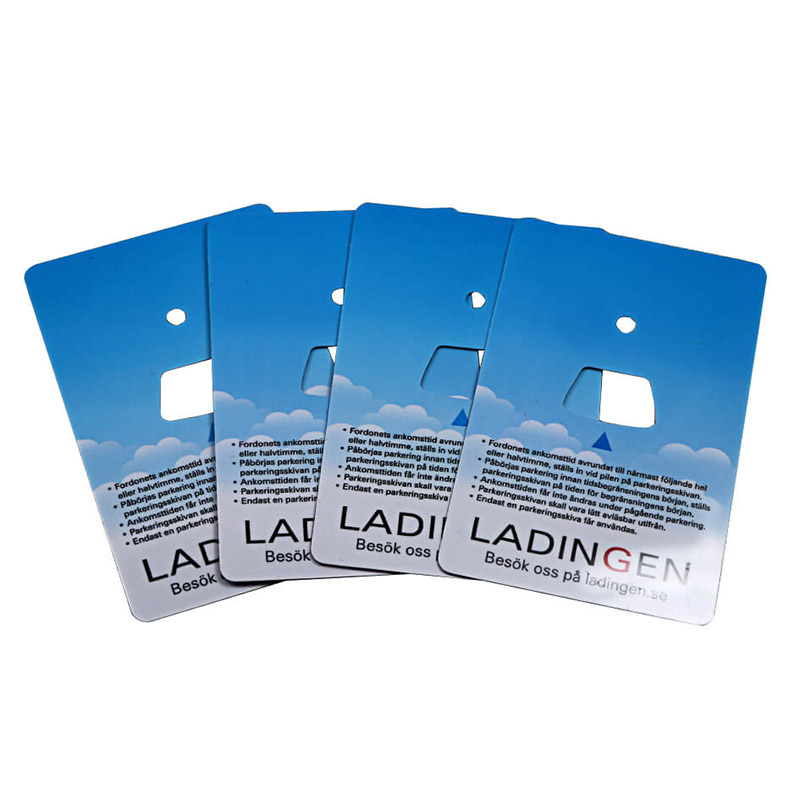 Plastic PVC Shape Card Printing 