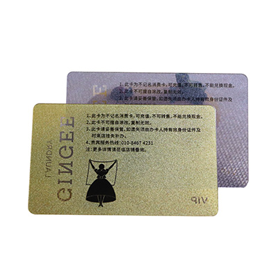 Custom Printing Plastic Transparent Cards