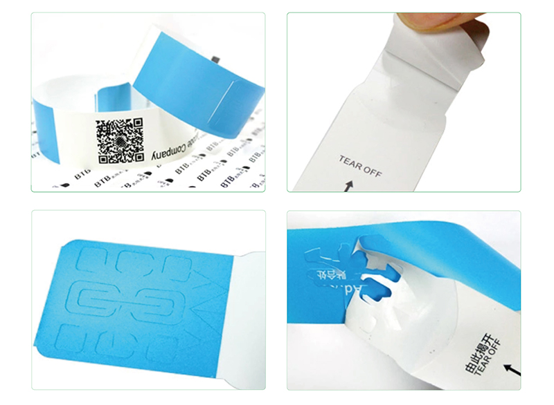 RFID Thermal Wristbands For Health 