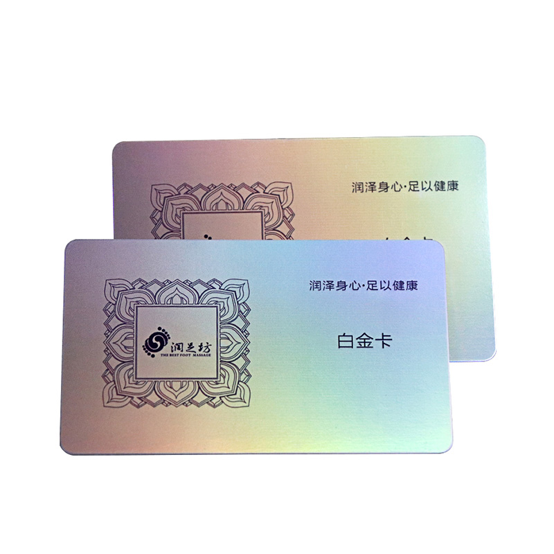 Rainbow PVC RFID Membership Cards 
