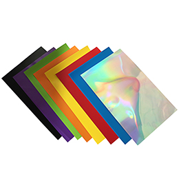 Rainbow Laser Plastic Membership Cards 