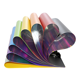 Rainbow Laser Plastic Business Cards 