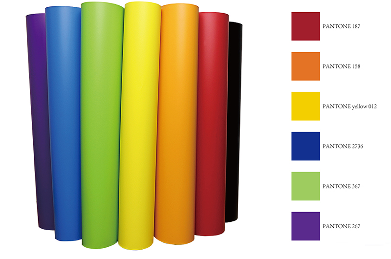 PVC Colour Card Material 