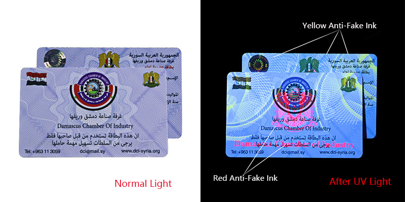 Anti-fake Uv Ink PVC RFID Cards 