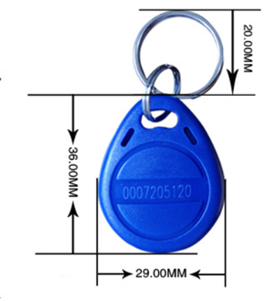 Blue Smart RFID Keyfob Manufacturer 