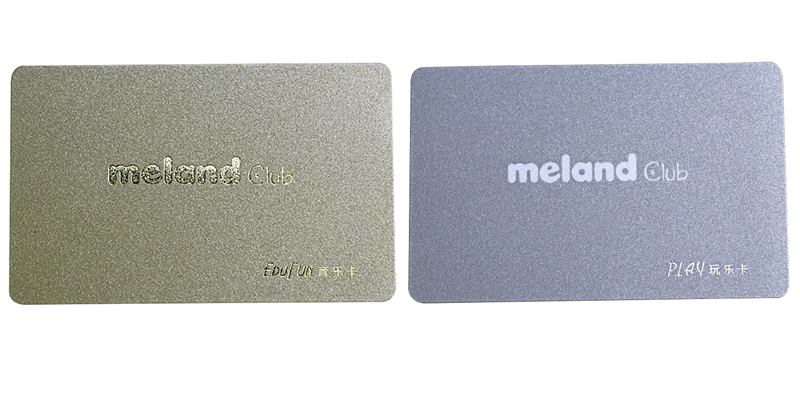 Silver Powder 13.56MHz Mifare® Classic 1K RFID Card 