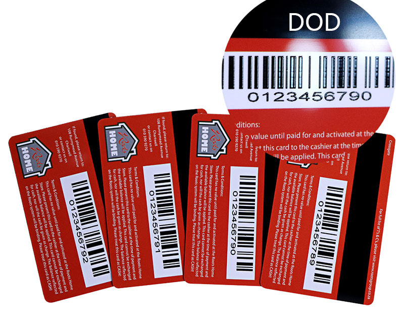 Plastic Barcode Loyalty Cards Factory 