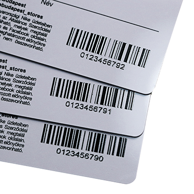 Plastic DOD Barcode Membership Cards