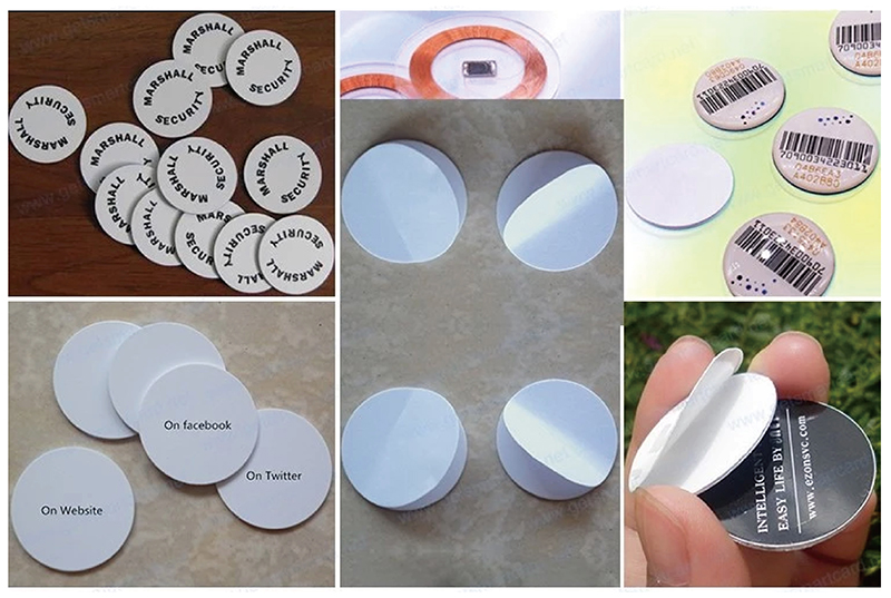 White Blank RFID NFC Coin Tags Manufacturer 