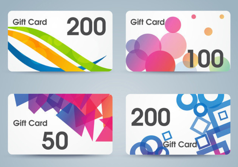 Custom Plastic Gift Card Design 