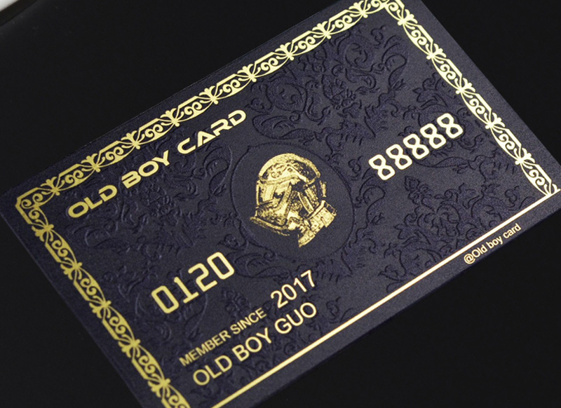Black PVC Custom Membership Card Printing