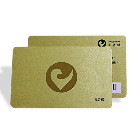 Gold Powder 13.56MHz RFID Card 