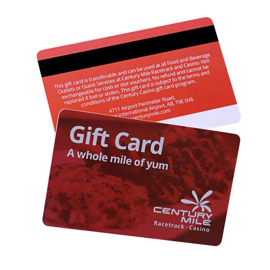 Plastic Gym Membership Gift Cards 