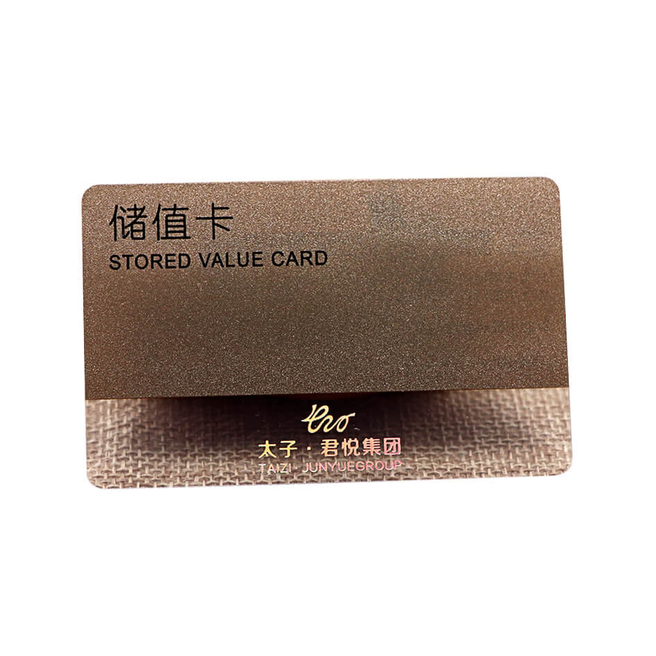 Metallic Gold Plastic Transparent Note Cards