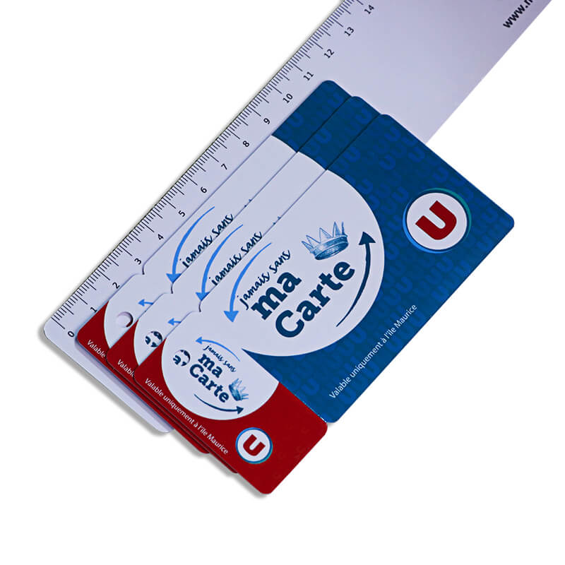 PVC 2Up Key Tags Combo Cards 
