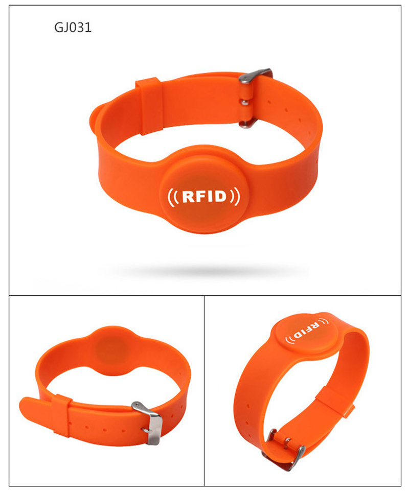NFC Silicone Wristbands For Access Control 