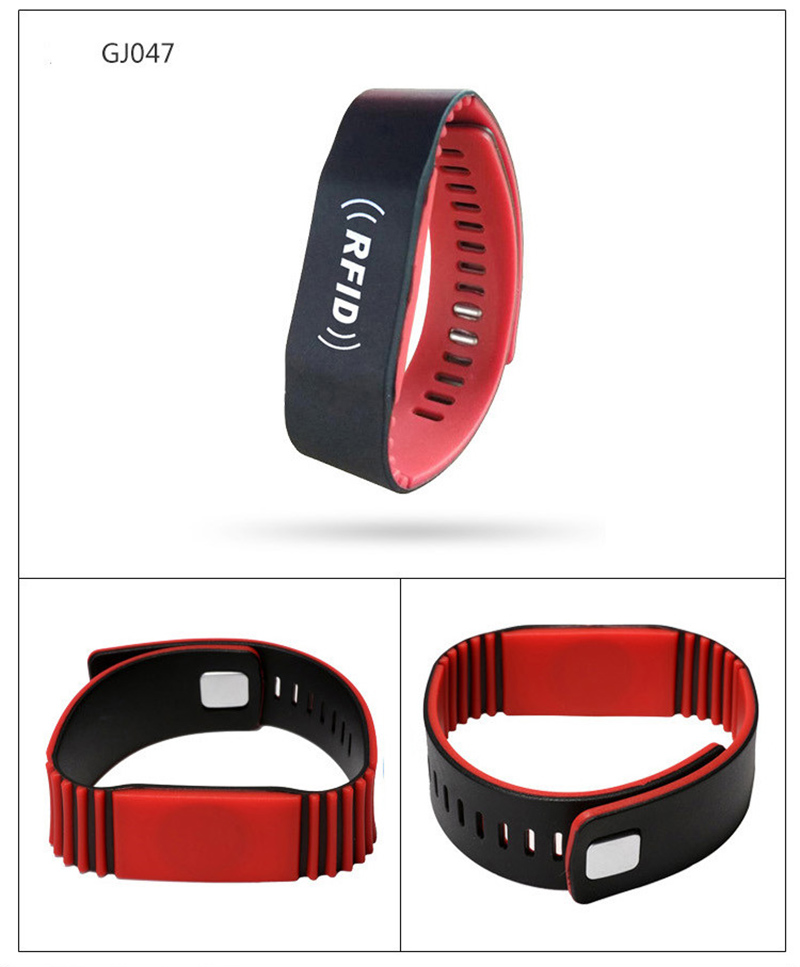 Adjustable Mifare 1K RFID NFC Silicone Wristband