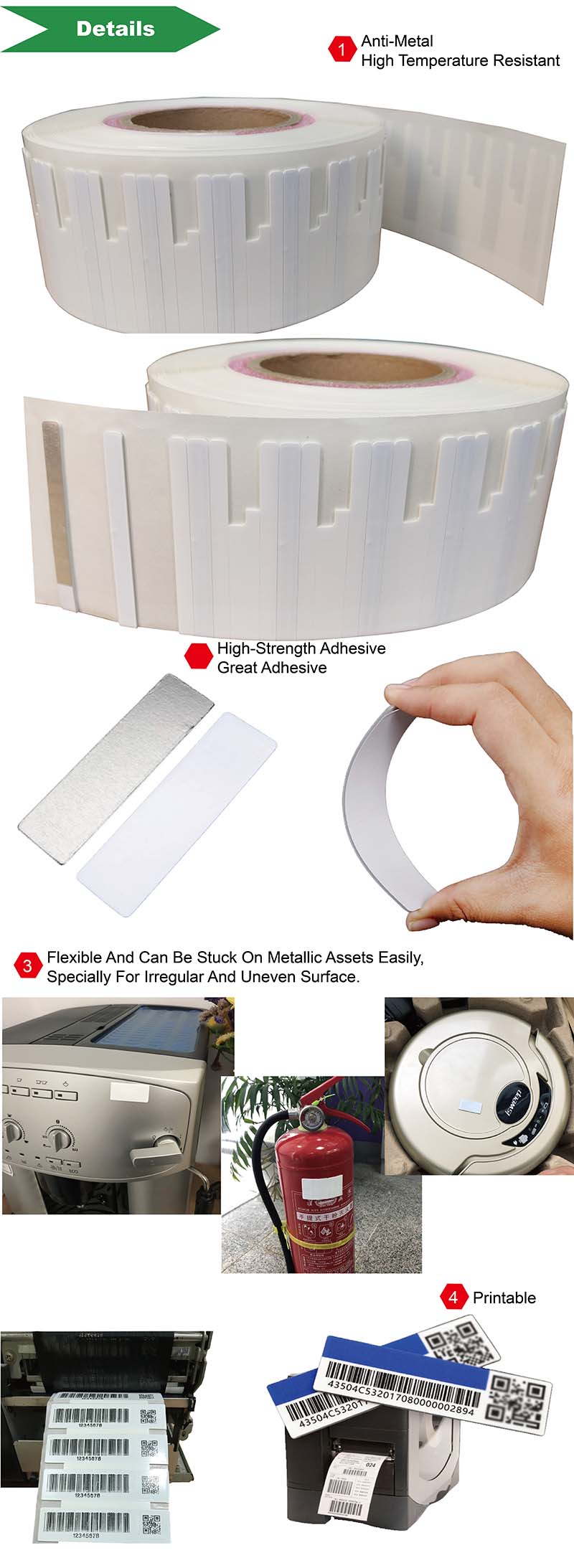 Printable RFID Tags On Metal Printable RFID Tags On Metal