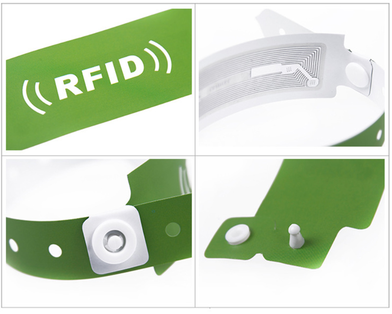 Disposable RFID Wristbands For Payment 