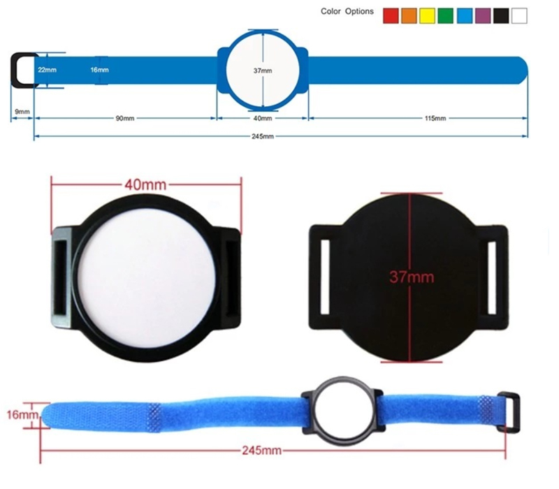 Adjustable RFID Nylon Wristbands Manufacturer 