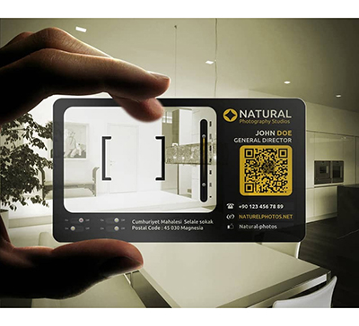 Transparent Visiting Card Online