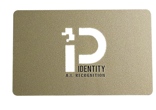 Metallic Transparent PVC Card For Business 