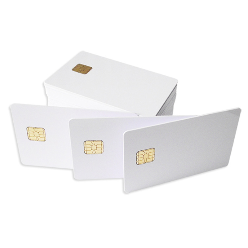Printable White Blank FM1208 Contact CPU Cards Printing China Printable White Blank FM1208 Contact CPU Cards Printing China