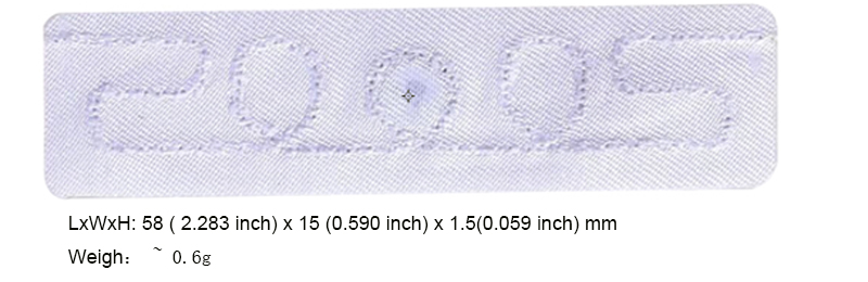 Woven Fabric UHF RFID Laundry Tags