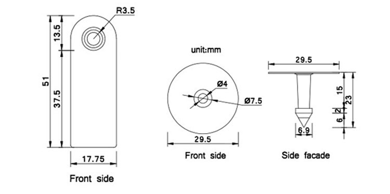 RFID Sheet Ear Tags Template 