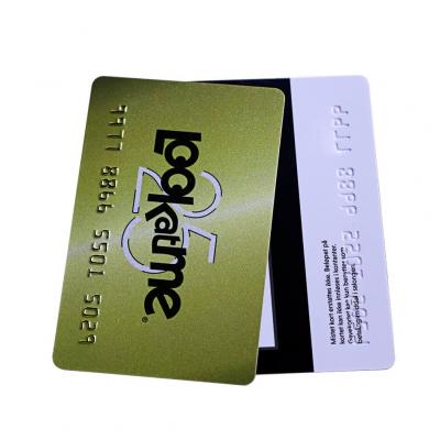 Custom Glossy Plastic Gift Card With Embossed Numbers