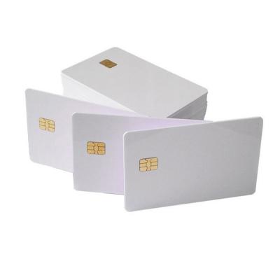 White Blank Printable Inkjet PVC Smart Card With SLE4442/5542/4428/5528 Chip