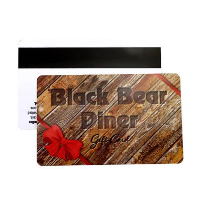 Offset Printing Glossy Plastic Magstripe Gift Cards