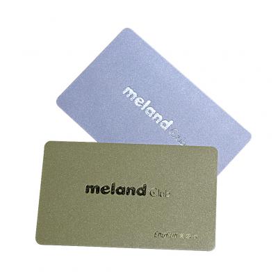 Silkscreen Gold Powder 13.56MHz FM1108 RFID Cards With Gold Foil