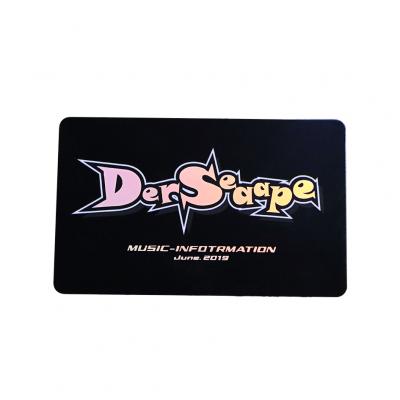 Holographic Foil Background Design VIP Ticketing Cards For Events