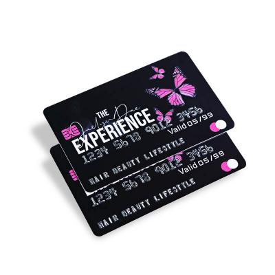 Custom Plastic PVC Loyalty Cards With Embossed Number