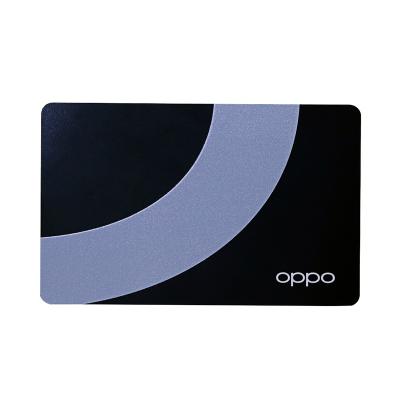 CR80 Plastic Silver Powder Luxury OPP Membership Cards With Signature Panel