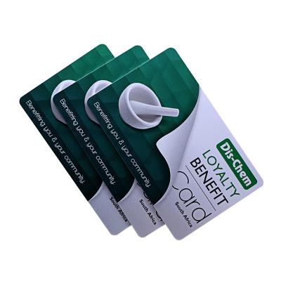 Plastic Loyalty Card With Magnetic Stripe For Coffee Shop