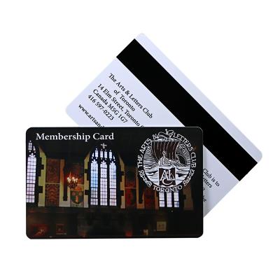 Custom Glossy Plastic Membership Cards With Magstripe