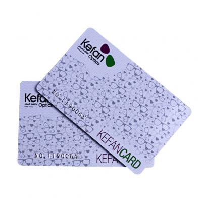 Full Printing Plastic PVC Cards With Embossed Number