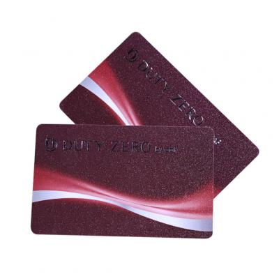 Silver Powder Mifare RFID Cards