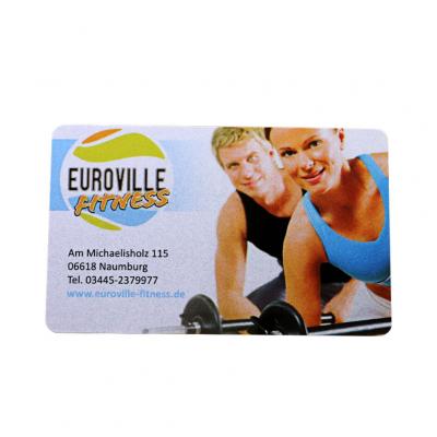 Full Printing Plastic Fitness Club Membership Cards