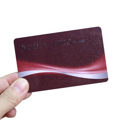 CR80 Plastic Silver Powder Mifare RFID Card