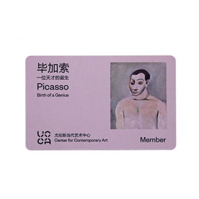 Plastic RFID Membership Visiting Ticketing Cards For Museum