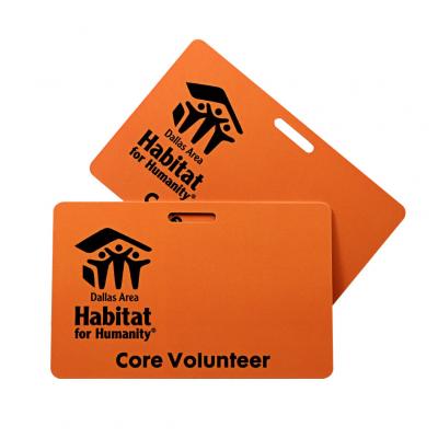 PVC ID Cards With Punch Hole