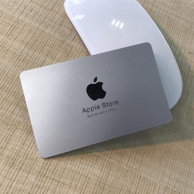 Metallic Gold Plastic Gold Foil RFID Cards For Apple Store