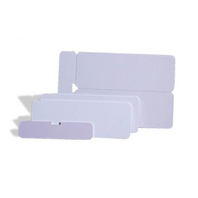 Printable Blank White 2 Up Key Tag Plastic Cards