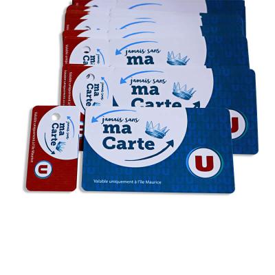 Plastic PVC 2Up Key Tag Combo Gift Card