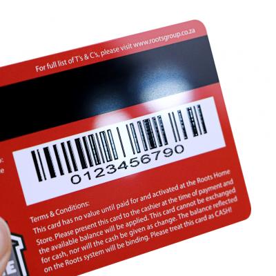 ISO Standard RFID Contactless Mifare Card with Barcode